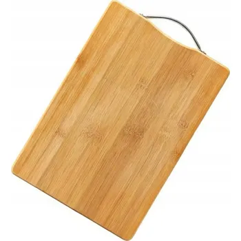 Kuchyňské prkénko Bambusové prkénko na krájení 40×30 cm s rukojetí, ekologické