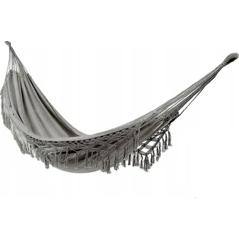 Houpací síť Houpací síť bez tyče Boho hnědá, nosnost 140 kg, 190 x 150 cm