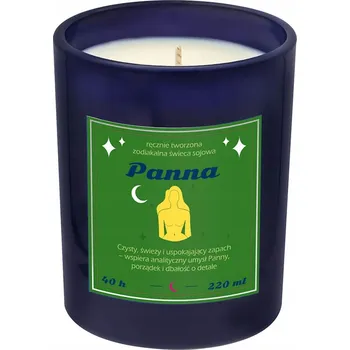 Svíčka Sójová vonná svíčka – znamení zvěrokruhu Panna – pro milovníky astrologie Cup&You 1 ks