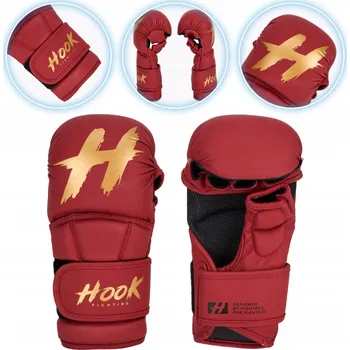 Rukavice MMA sparingové rukavice HOOK FIGHTING TX0-B4M0016 červené M