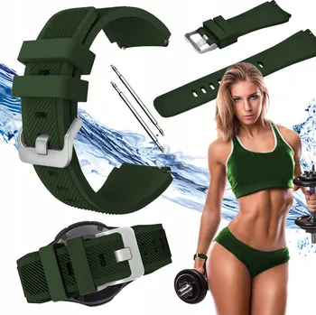 Příslušenství k chytrým hodinkám Řemínek pro Huawei Watch GT 5 Pro 46mm chytré hodinky khaki řemínek 22mm