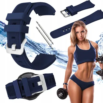 Příslušenství k chytrým hodinkám Řemínek pro Huawei Watch GT 5 46mm chytré hodinky tmavě modrý řemínek 22mm