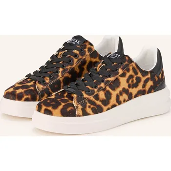 Dámská móda Guess Dámské Sneakersy Elbina, hnědá / tmavě hnědá / světle...