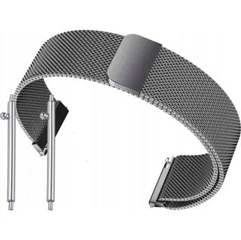 Řemínek na hodinky Řemínek Řemínek Metal Mesh pro Garmin Approach S70 42 mm