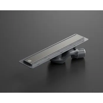 LINEÁRNÍ ODTOK ČERNÝ MATNÝ 40 CM