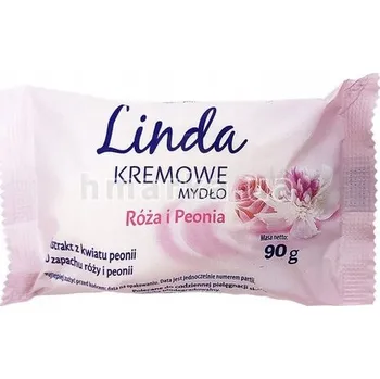 Mýdlo Linda Mýdlo v kostce Růže a Pivoňka 90 g