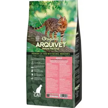 Krmivo pro kočku Suché Krmivo pro kočky ARQUIVET CAT Original pro dospělé kočky s lososem 1,5 kg