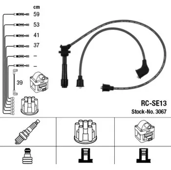 Zapalovací kabel Sada kabelů pro zapalování NGK 3067