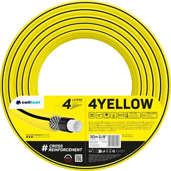 Zahradní hadice Zahradní hadice YELLOW 5/8'' 30m 4vrstvá Cellfast