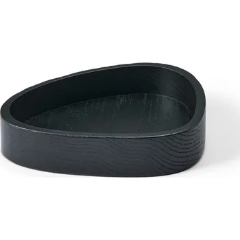 Úložný box Černý dekorativní dřevěný úložný box 14x12,5x3 cm Curve S – LIND DNA ID_1788072