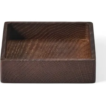 Úložný box Hnědý dekorativní dřevěný úložný box 11x11x3 cm Square S – LIND DNA ID_1788252