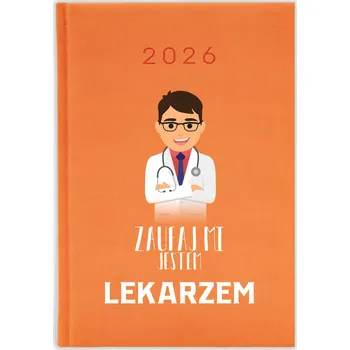 Kalendář Knižkový kalendář 2026 A5 FunnyCase modrý