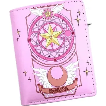 Anime peněženka s kapsičkou na mince | dětská peněženka, kreslená peněženka