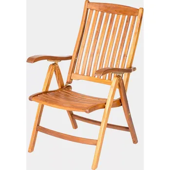 Zahradní skladací teakové křeslo REGINA
