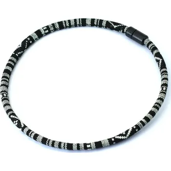 Náhrdelník Pánský boho náhrdelník v surf stylu | náhrdelník, doplněk - černý