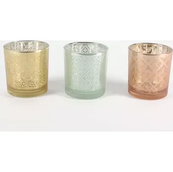 Svícen Sklenka na svíčku 2 Zelená