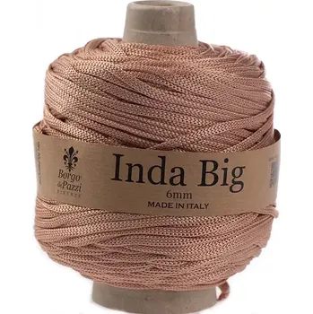 Příze Borgo de Pazzi Inda Big 32 Meruňková (Špagátová příze Inda Big Meruňková)