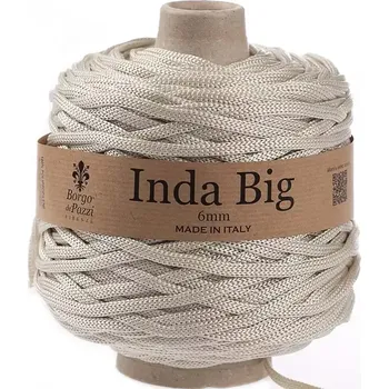 Příze Borgo de Pazzi Inda Big 2 Krémová (Špagátová příze Inda Big Krémová)