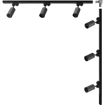 Bodové svítidlo Zuma Line 3562 - Bodové svítidlo v lištovém systému TUBE 6xGU10/35W/230V černá