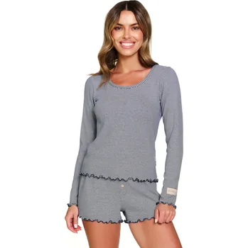 Dámské pyžamo Dámské pyžamo DOCTOR NAP PM.7176 BLACKBERRY L 0