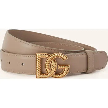 Opasek Dolce & Gabbana Dámský Kožený Opasek, světle hnědá, 85