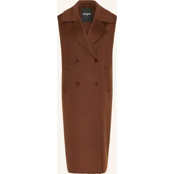 Dámský kabát Patrizia Pepe Dámská Vesta, hnědá, 36