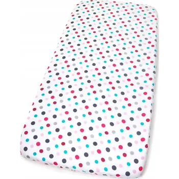 Prostěradlo Kerstin PROSTĚRADLO DO POSTÝLKY 120x60 MUŠELÍNOVÉ