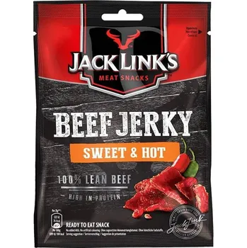 Sušené maso Hovězí maso: sušené a uzené. Sladké a horké 25 g