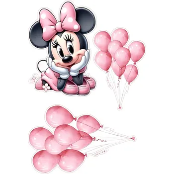 Jedlá dekorace na dort MINNIE MOUSE-19 Materiál: Jedlý papír