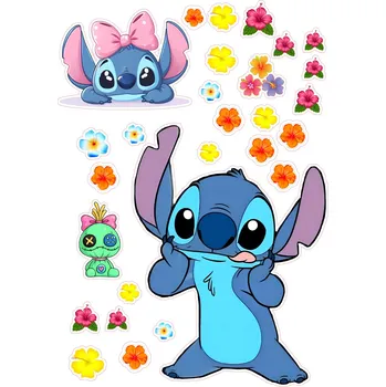 Jedlá dekorace na dort STITCH-01 Materiál: Jedlý papír