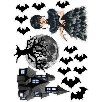 Jedlá dekorace na dort WEDNESDAY-20 Materiál: Jedlý papír