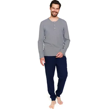 Pánské pyžamo Pánské pyžamo DOCTOR NAP PMB.7353 BLACKBERRY L 0