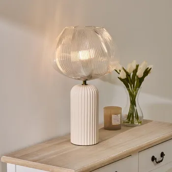 Lampička Atmosphera - Stolní lampa PHYLAS 1xE14/40W/230V béžová