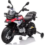 Dětská elektrická motorka BestBerg BBCC-80R – BMW F 850 GS / nosnost 30 kg / Li-Ion baterie / červená
