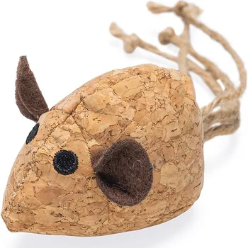 Hračka pro kočku beeztees Catnip kočičí hračka korková myš Reinie 16x6cm
