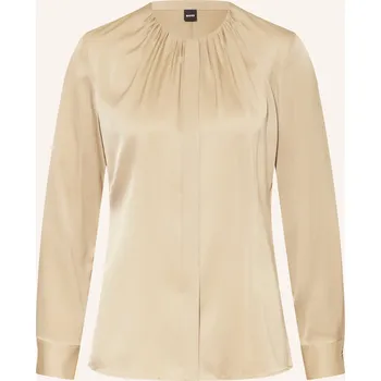 Dámská halenka Boss Dámská Hedvábná Halenka Banorah, velbloudí, 42