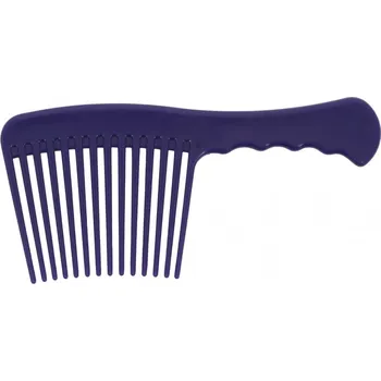 Čištění pro koně Hřeben Hippo Tonic PVC Wide tooth fialová
