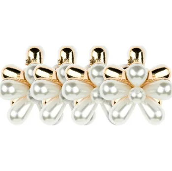 Ozdoba do vlasů invisibobble Clipstar Pearly Flower skřipce na vlasy velikost S 4 ks