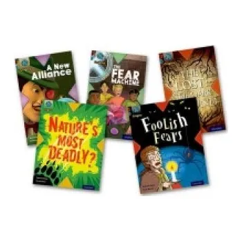 Učebnice Project X Origins: Dark Red+ Book band, Oxford Level 19: Fears and Frights: Mixed Pack of 5 (Richard Platt,J.A. Henderson,Anthony McGowan,James Clements,Gillian Cross,Sean Callery)(Brožovaná)