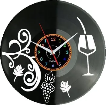 Hodiny Nástěnné hodiny Evevo černé 30 cm