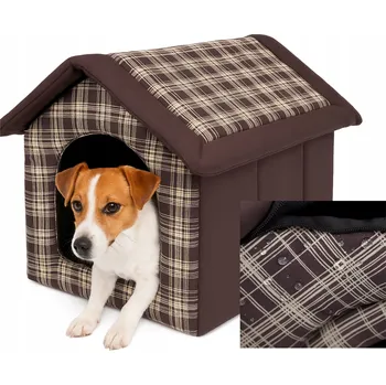 Pelíšek pro psa Bouda pro psa – Pelíšek, Měkká bouda, Domeček, Ležení, Doggy 38x32x38 cm