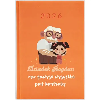 Kalendář Knižkový kalendář 2026 A5 FunnyCase modrý