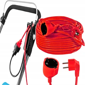 elektrický kabel Prodlužovací Kabel 30 m 3x1 m Oranžový kabel 230 V Silný