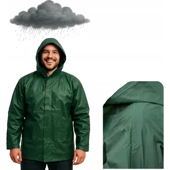 Moto bunda FORINT pánská větrovka s kapucí ZELENÁ BUNDA velikost XXL