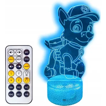 Lampička Noční lampa 3D vícebarevná