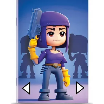 Sešit Sešit A5 s linkami (kostkovaný) 32 listů PIXEL GIRL - X32KA Delta Graphix