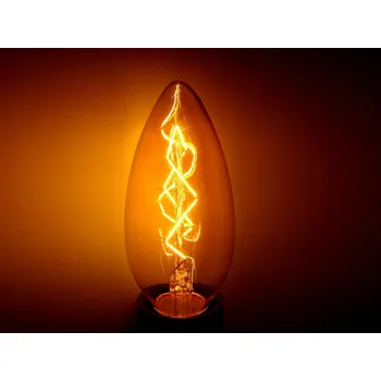 Žárovka Dekorativní žárovka Filament C35 E14 25W Edison