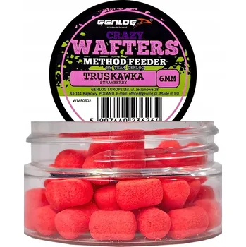 Boilies Crazy Wafters Dumbells GENLOG Jahoda 6 mm 15 g