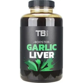 Návnadové aroma TB Baits Booster Garlic Liver 500 ml