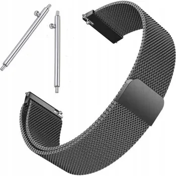 Řemínek na hodinky Řemínek Řemínek Metal Mesh Barva pro Pacific Black PC00130